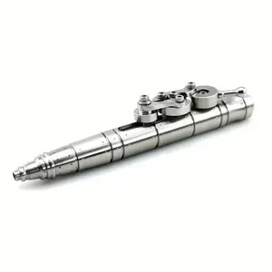 EDC PEN Stainless Steel Ballpoint Pen High-end Handmade Metal Pen Office Business Signature Pen Outdoor EDC Writing Tool Hollow Design Men's Premium Creative Design Gift