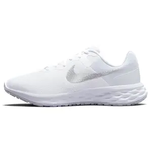 Nike REVOLUTION 6 Next Nature Women's Low-Top Running Shoes with Mesh Cushioning, Breathable Fabric, and Recycled Materials