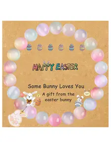 Easter Gifts Bunny-Style Fashion Bracelet for Women, Durable Elastic Design, Perfect for Birthdays & Special Occasions