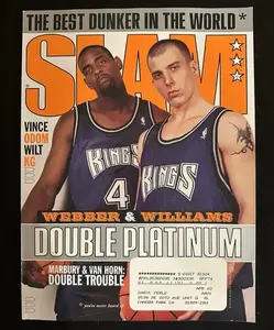 2000 March Slam Magazine Poster Print #40 Chris Webber Jason Williams w/Garnett Odom - POSTER NO FRAME
