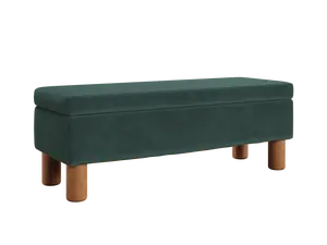 The Essential Storage Bench in Recycled Velvet