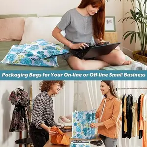 （10×20inch)  20pcs  waterproof self sealing plastic mail bags, polyethylene self-adhesive tamper proof packaging bags suitable for mail transportation and retail