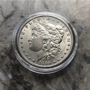 1896 Silver Morgan Dollar in Uncirculated Condition