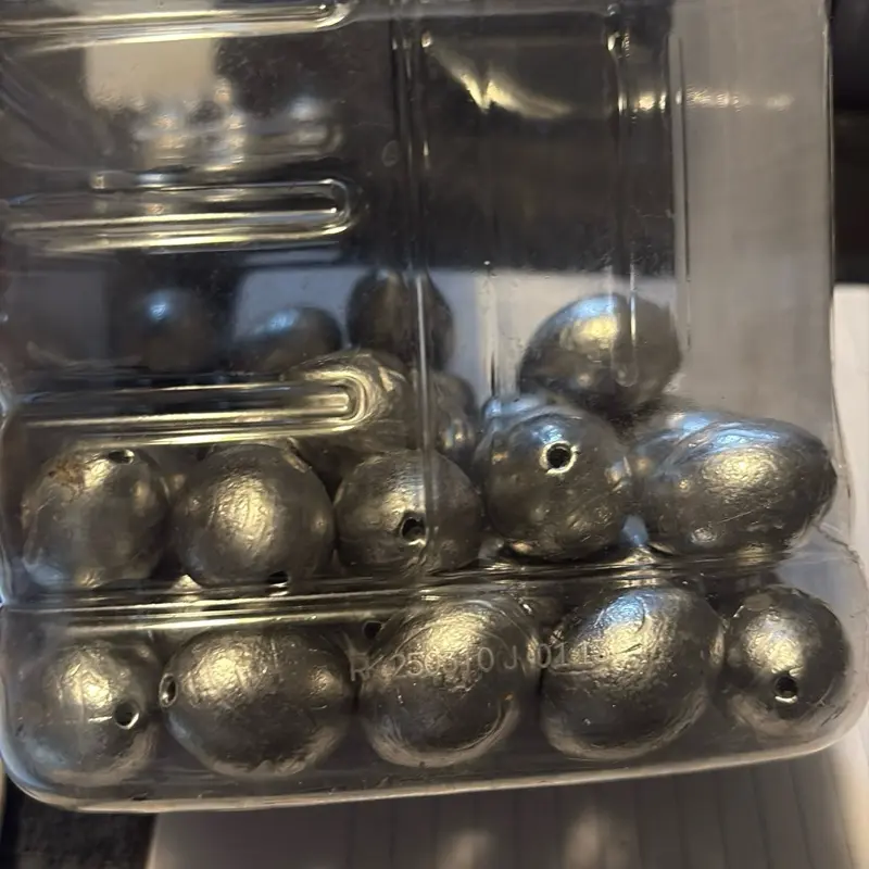 50-Piece 3oz Egg Sinkers for Fishing stuff