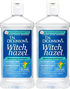 T.N. Dickinson's Witch Hazel Alcohol Free Moisturizing Astringent | 100% Natural Witch Hazel