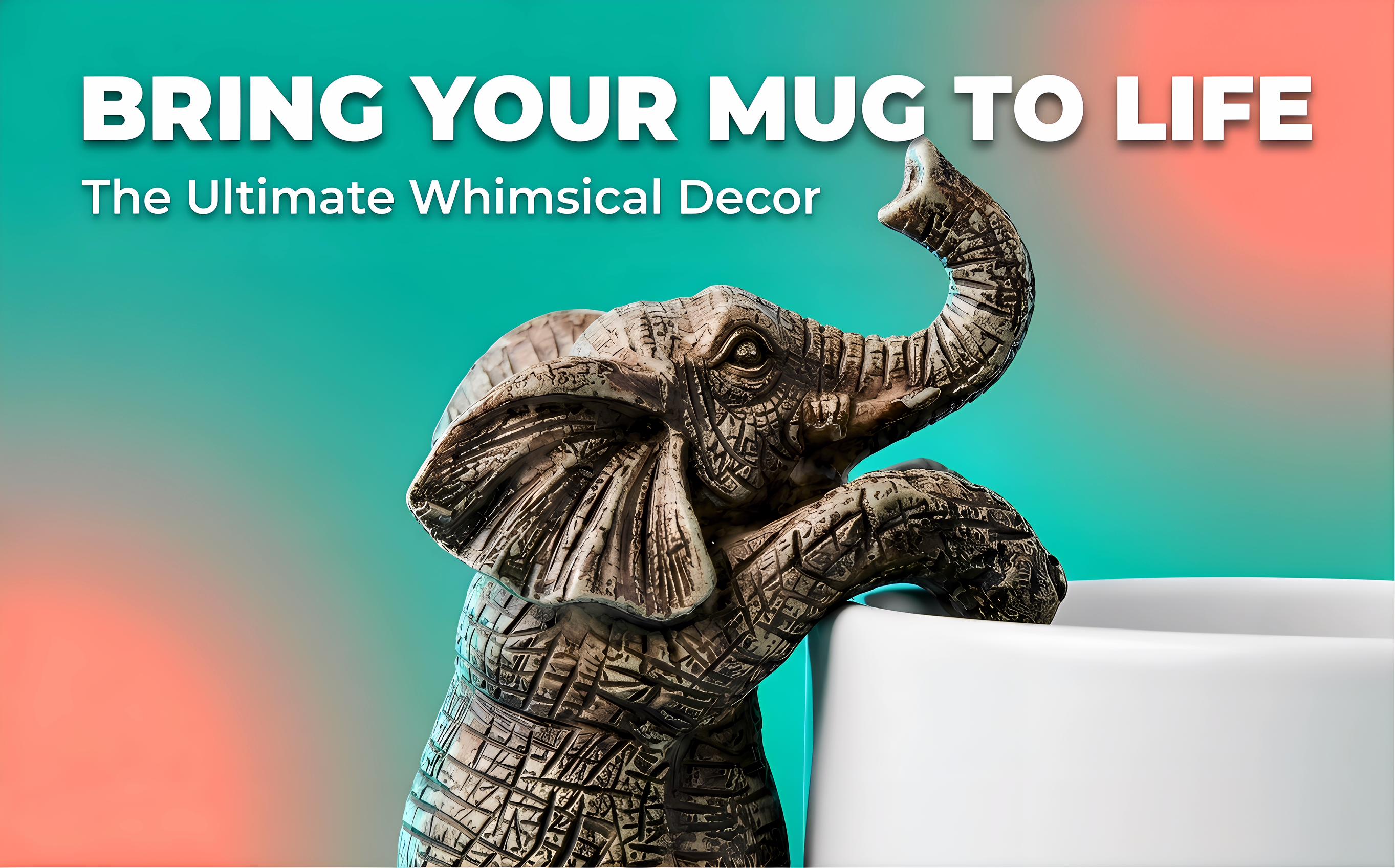 Elephant Hanging Sculpture Planter 1 pc Vertical Garden Flower Pot Resin Art Craft Home Decoration Small Succulent Plant Holder Porch Balcony Decor Gift for Elephant Lovers Hangable Ornament