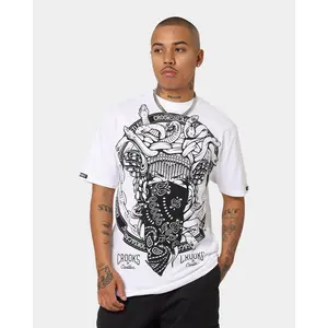 Crooks & Castles Coat Of Arms Short Sleeve T-Shirt White
