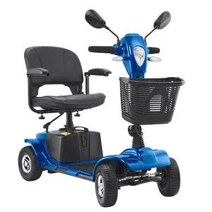 VEVOR 4 - Wheel Folding Mobility Scooter for Adults Seniors, 265LBS Loading Electric Mobility Scooter, All - Terrain Travel Wheelchair with 48V Lithium Battery, 8 Solid Tires 8 Climbing CapacityVEVOR Super Brand Day