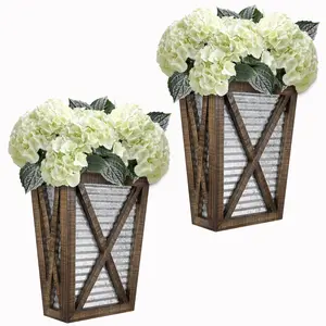 Farmhouse Wall Planter 2 Piece Set