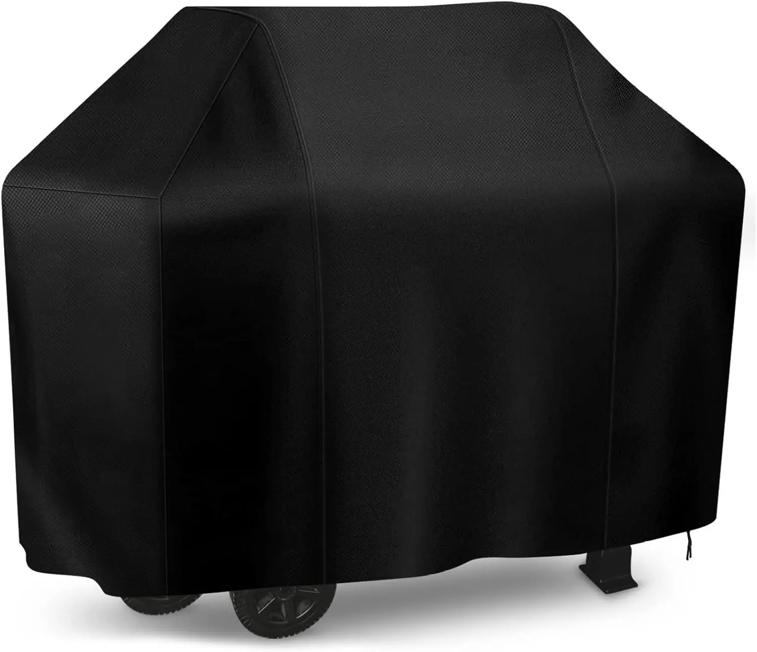 58x24x45" Lightweight Outdoor Grill Dust Cover, Black Oxford Fabric, Adjustable Drawstring Closure, Anti-UV, Colorfast, Dustproof, Weatherproof, Custom Fit for Char-Broil, Nexgrill, Brinkmann E-310 Household Textile Protector