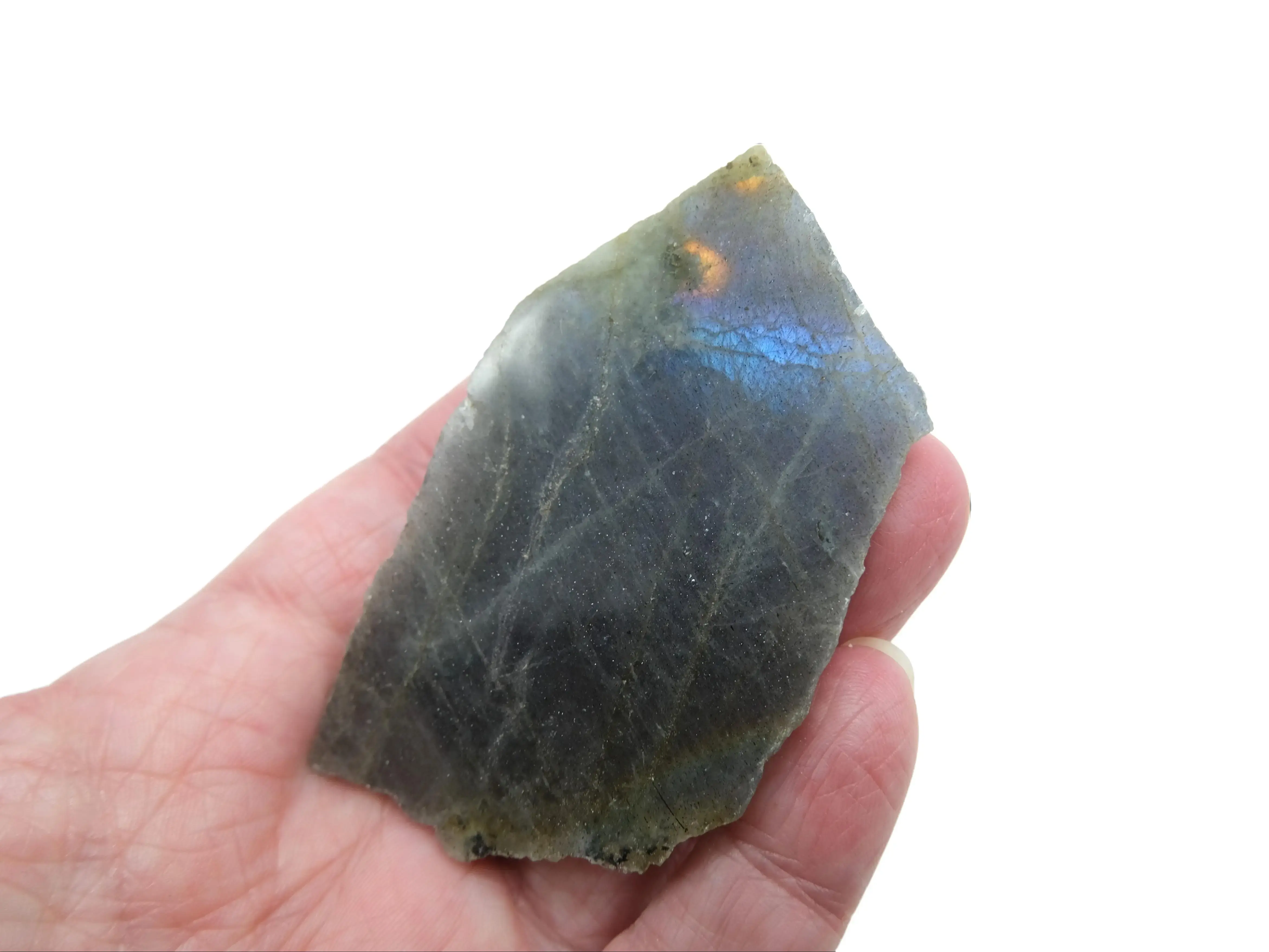 Labradorite Crystal Slabs - Choose The Size | Labradorite Slices