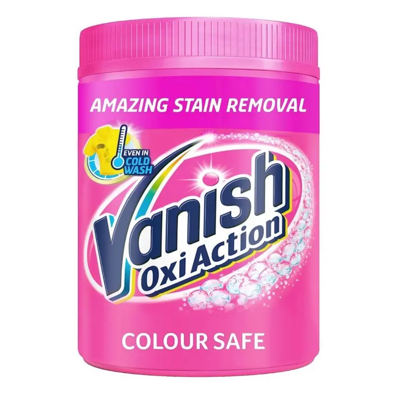 Vanish Powder Oxi Action - Colour Safe Stain Removal for Clothes - Effective Even in Wash - Original Product for Makeup & Cosmetics