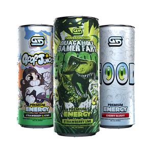 Gamer Supps GG Premium Energy Variety Pack 12 Cans - Moistcr1tikal's Goof Juice, Smii7y's Good, DARUSSIANBADGER's Guacamole Gamer Fart 9000