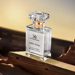 XS SHINESONN Aether Virens Men's Cologne, 30ml/1.01fl oz Long-Lasting Pheromone Infused Fragrance, Pure Masculine Charm with Lavender, Rosemary, Sandalwood and Mint, Fresh Clean Cologne for Business, Dating & Casual Wear