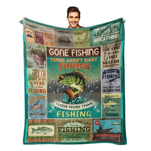 Fishing Gifts for Men, Fishing Gifts, Gifts for Men Who Love Fishing, Fishing Gifts for Men Unique, Fisherman Gifts, Fishing Gifts for Boy/Dad/Women, Fishing Stuff, Fishing Blankets 50" X 60"
