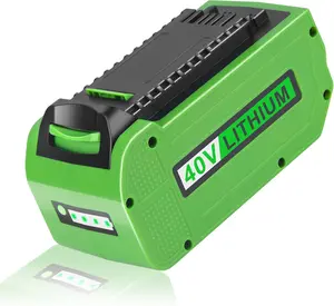 40V 6.0Ah Lithium-ion Replacement Battery for Greenworks G-MAX 40V 29472 29462 29252 20202 22262 Cordless Power Tools and Lawn Mower NOT for Gen 1