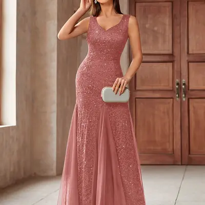 Xscape Women's Sequinced Lace Gown TikTok Shop