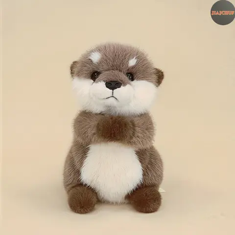 JIAJCHUF “Cute Otter Stuffed Animal for Girls” Soft Huggable Plush Toy, Adorable Hugging Otter Plushie Gift for Kids and Daughters, Birthday Gift Idea, Nursery Plushie, Soft Cuddly Gift, Stuffed Animal Gifts