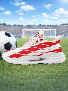 COOLCUSTOMIZE Men's Bold SUI COLORS Football Graphic  Running Shoes, Clean Breathable Athletic, Comfortable Casual Sneakers