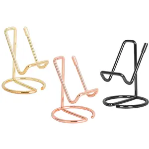 Metal Desktop Mobile and Tablet Stand, Cell Phone Holder, Adjustable for Streaming Live, Perfect for Home Decor and Convenience