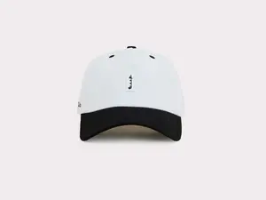 SCRATCH White & Black High-Profile Fit Hat - Subtle Golf-Inspired Branding - Versatile Everyday Staple for Men & Women