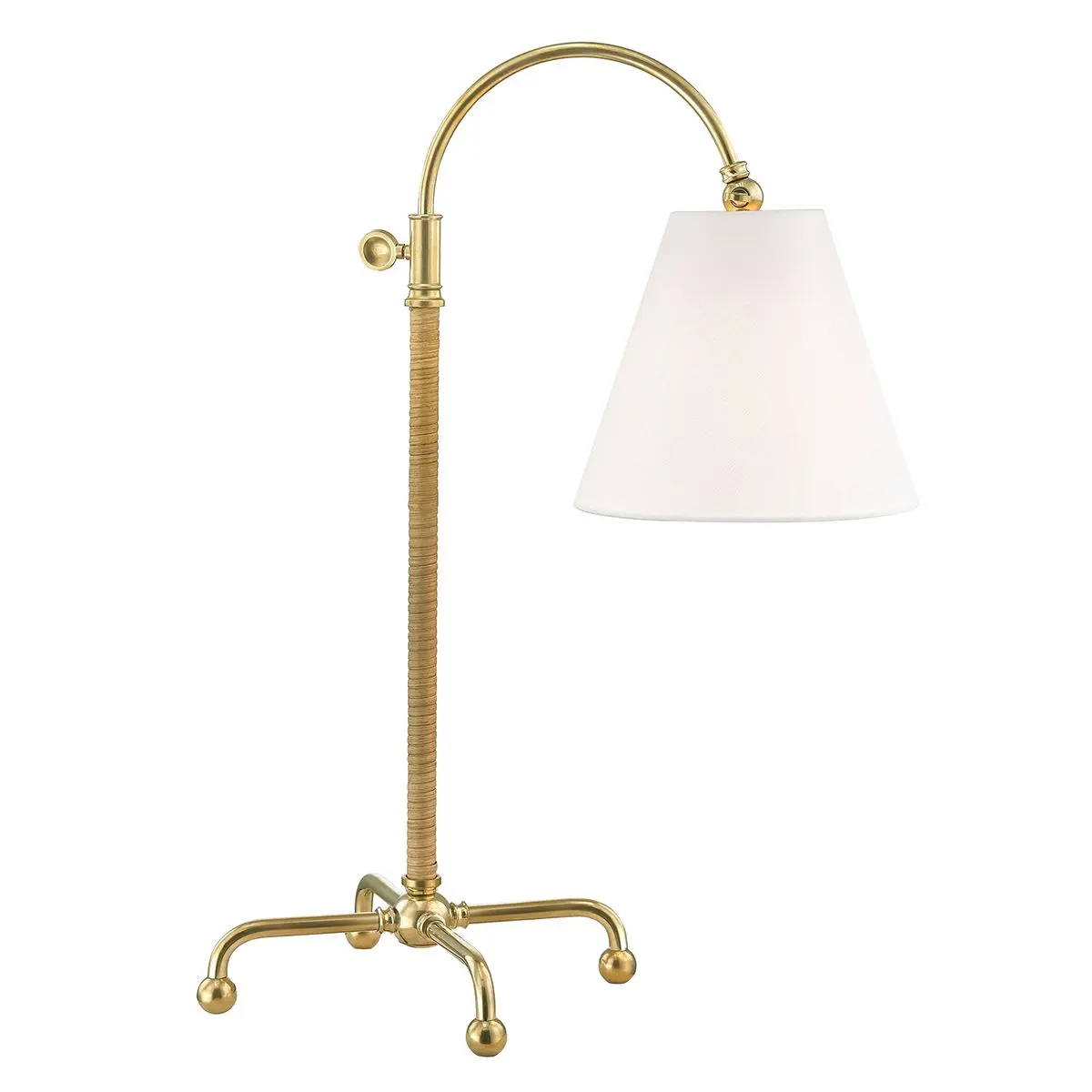 Curves No.1 Table Lamp - Stylish Swivel Design with Unique Curved Top