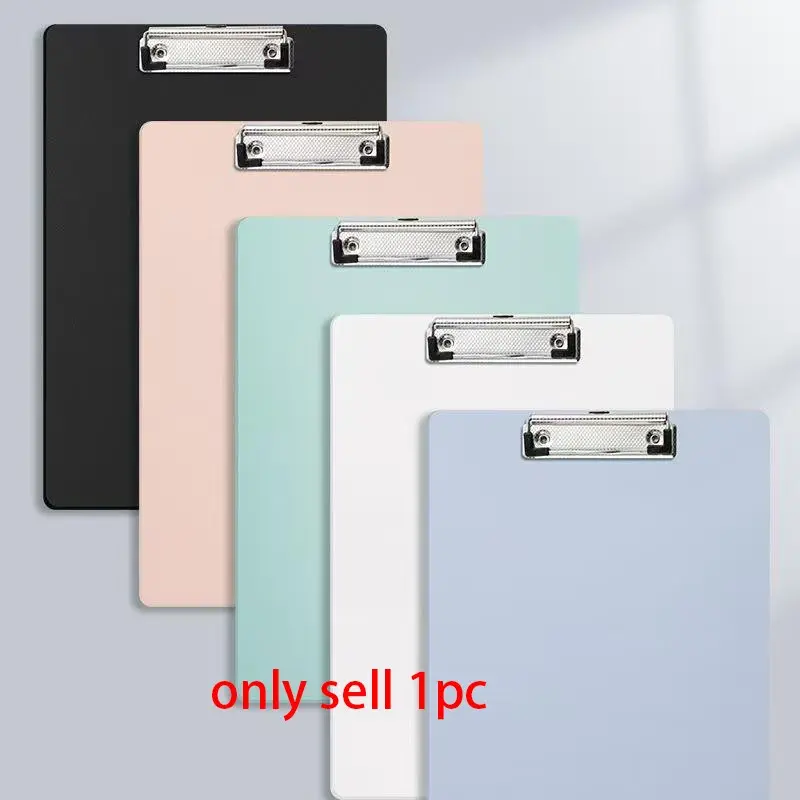 A4 Colorful Writing Pad Board, Student Exam Writing Board Clip, Office Meeting Record Board Clip, School Supplies