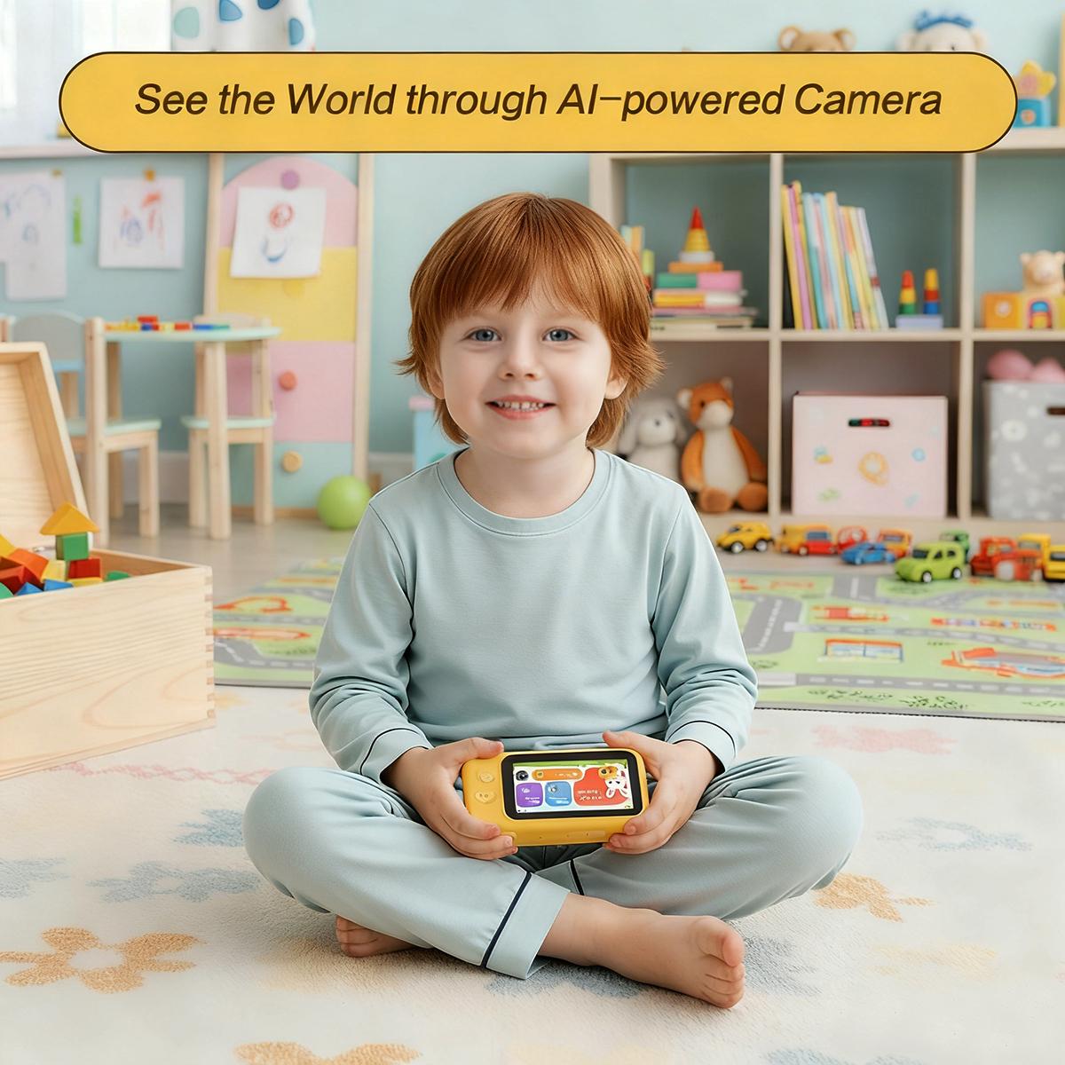 Kids Learning Toy Camera – Photo Recognition & Talking Fun, Educational Gift for Boys & Girls Birthday Ages 3-12