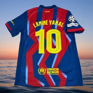 2025 2026 Barcelona Home 10# Yamal Short Sleeve Soccer Jersey