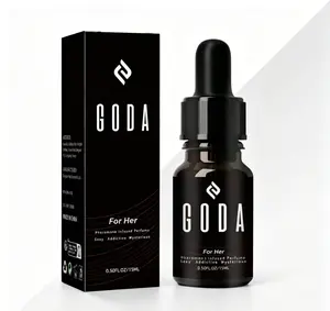 GODA For Her Pheromone Perfume Oil 15ml, Women's Floral Scent with Jasmine & Rose, Sweet & Spicy Aroma, Long-Lasting Travel Perfume, Vegan & Cruelty-Free, Portable Fragrance for Daily Wear & Dates