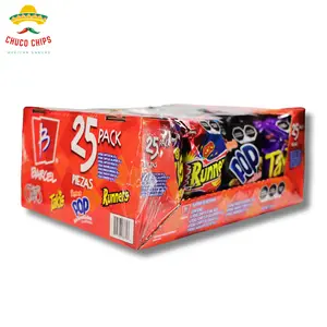 Barcel 25 Count Variety Pack | Chips Fuego, Sal, Jalapeño, Takis Original, Fuego, Runners, Karameladas | Authentic Mexican Chips | Snack Crispy Crunchy | Mexican Chips & Snacks by Chuco Chips