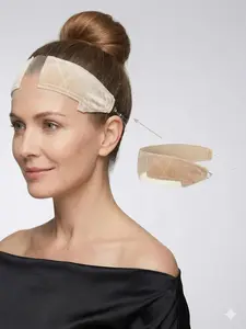 Lace Wig Grip Band with Adjustable Invisible Wire, Non-Slip Velvet Headband, Breathable Swiss Lace, Custom Fit, No Bulk