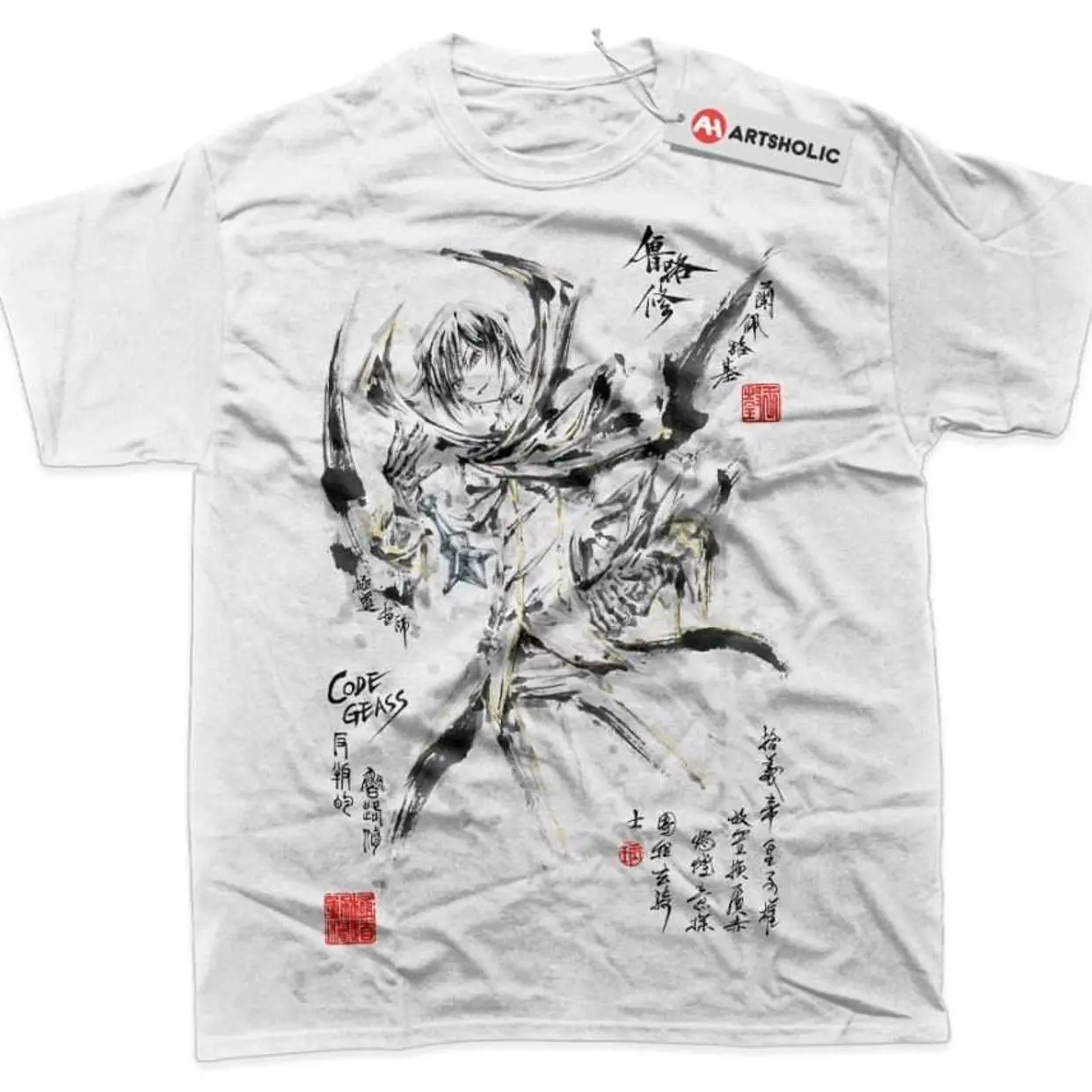 Lelouch Lamperouge Shirt, Code Geass Shirt, Anime Shirt, Graphic T-Shirt