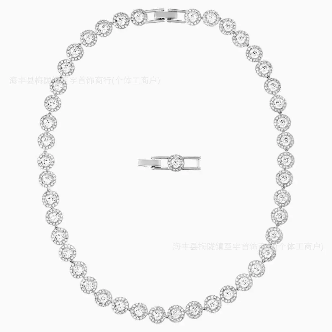 Stylish Elegant Tennis Chain Necklace, Sparkling Rhinestone Adjustable Choker, Fashion Jewelry for Parties and Daily Wear, Daily Clothing Decor, Trendy All-match & Exquisite Jewelry for Birthday Gifts Stylish Elegant Tennis Chain Necklace, Sparkling Rhinestone Adjustable Choker, Fashion Jewelry for Parties and Daily Wear, Daily Clothing Decor, Trendy All-match & Exquisite Jewelry for Birthday Gifts