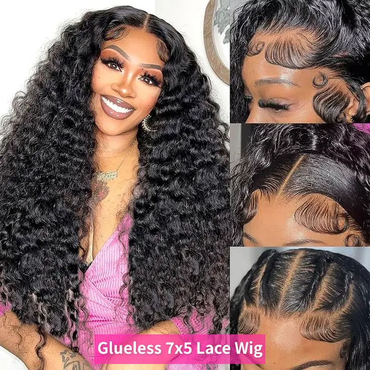 Glueless 7x5 Deep Wave