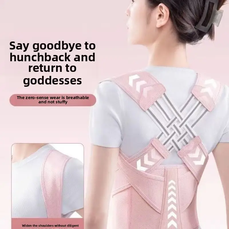 Waist trainer correct bad posture help and hunchback unisex posture enhancer back support posture correction shoulder belt correction vest for home of