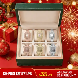 【Watch Set Bundle 】6-Piece or 3-Piece Fashion Watches – a stylish must-have for parties and gatherings, showing unique taste, perfect for festive occasions, and an ideal gift for your girlfriend, family, or friends.