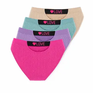 4-Pack Women's Bikini Panties, Soft Breathable Stretch Underwear for Women, Comfy No Show Seamless Look Knickers, Lightweight Everyday Daily Wear Ladies Panties, All Season Underwear