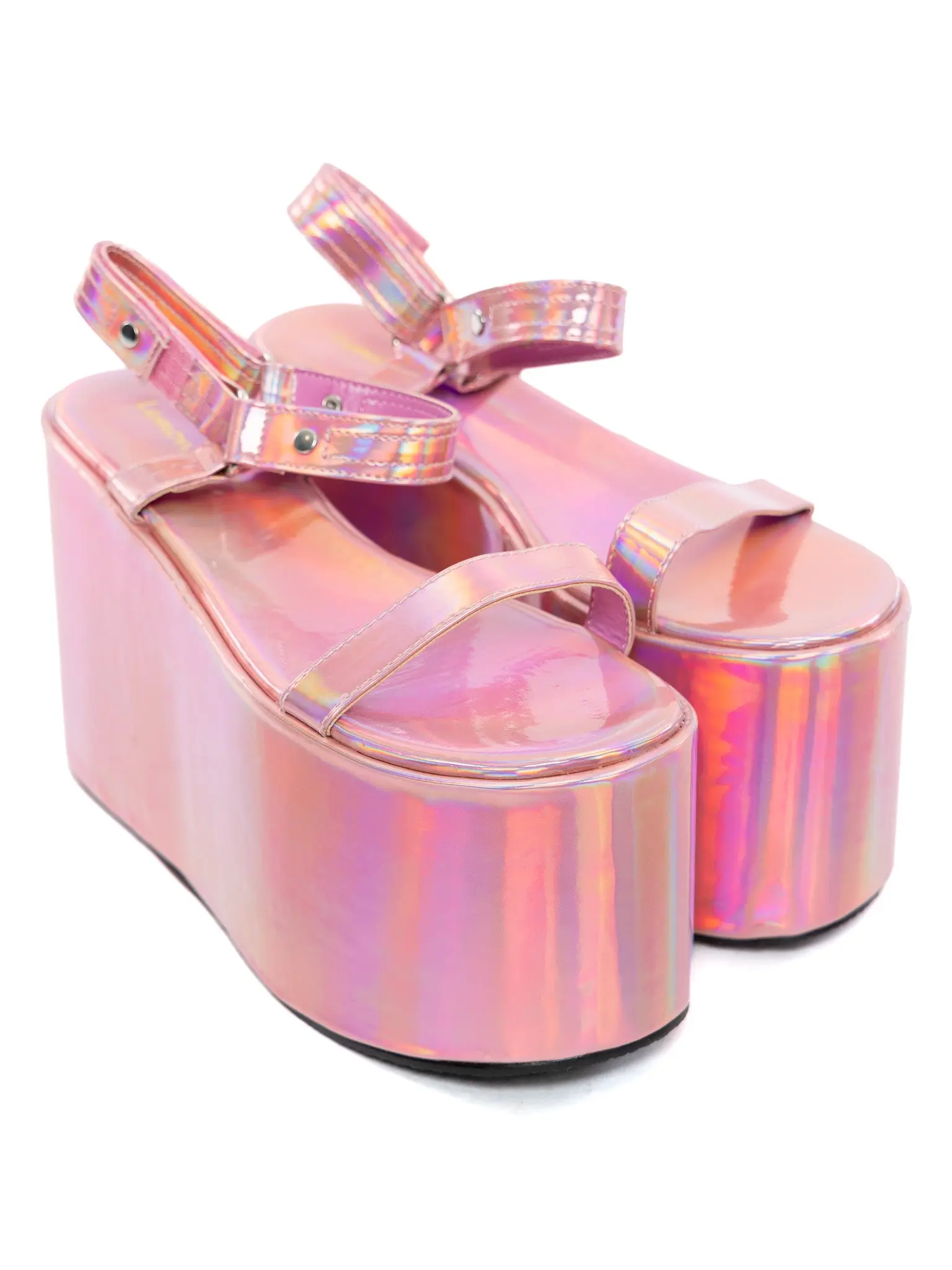 Rosetta Metallic Platform Sandals