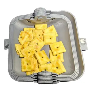 Snack Box - 3D Printed Mini Storage Case with Hinged Lid & Locking Latch for Snacks Small Toys or Desk Storage Secure Stylish On-the-Go Container