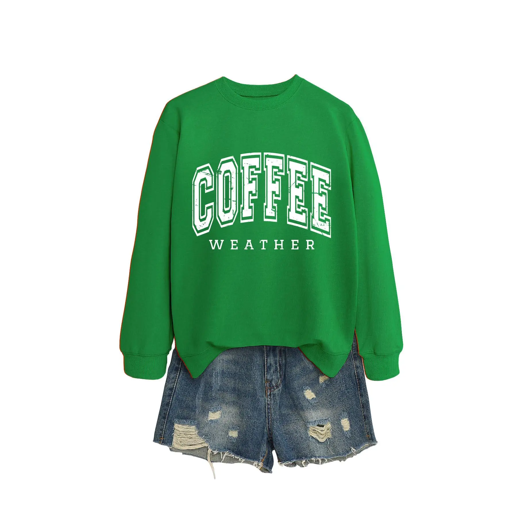 Cozy Season Coffee Weather Sweatshirt for Coffee Lover Gifts, USA-Made & Printed Apparel, Soft Longsleeve Crewneck for Daily Casual Wear Cozy Season Coffee Weather Sweatshirt for Coffee Lover Gifts, USA-Made & Printed Apparel, Soft Longsleeve Crewneck for Daily Casual Wear