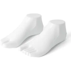 AUEAR, 2 Pack Female Plastic Foot Model Stand Tools for Women Sandals Shoes Sock Display