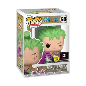 Funko Pop! One Piece - Zoro (Enma) (GITD) #1288 (Chalice Collectibles Exclusive) Collectible Pop Vinyl Figure