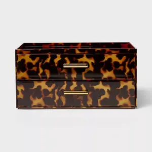 Leopard Print Stacking Drawers