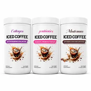 3 Pack Iced Coffee Bundle - (1 Collagen Coffee, 1 Mushroom Coffee, 1 Probiotics Coffee) - 500g