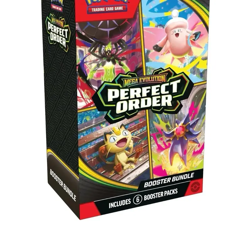 BOOSTER BUNDLE INCLUDES 6 BOOSTER PACKS 219 Pokemon TCG ME03 Perfect Order Booster Bundle Sealed New