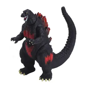 Anime Movie Godzilla Series Action Figure burning godzilla VS King of Monsters PVC soft rubber model Joint mobility Kid Toy Gift