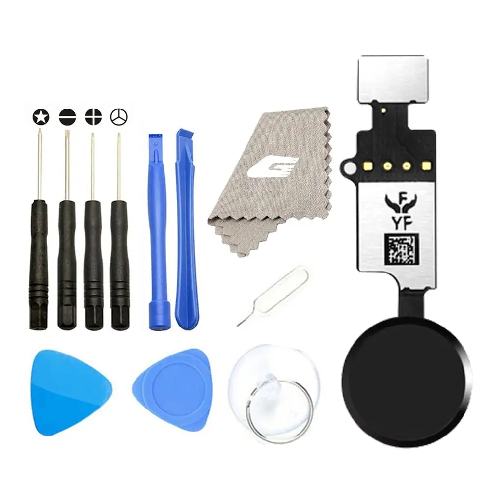 Latest Home Button Touch ID Main Key Flex Cable Assembly Replacement for iPhone 7 7P 8 8P