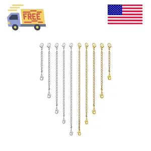 Necklace Extender 10Pcs Chain Extenders for Necklaces Bracelet