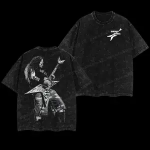 Vintage Dimebag Darrell Abbott PANTERA 3.03 Heavy Metal Unisex Rock Band Cotton T-Shirt, Y2K Outfits Top Menswear Clothing Pantera Merch, Pepper Comfort Colors
